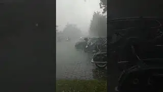 Hagel Sturm Gewitter #Bamberg #hailstorm #thunderstorm #storm #biker #Motorrad #germany #nature#2024