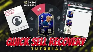 QUICKSELL RECOVER TUTORIAL! DISCARDING AN ICON?! FIFA 20 Ultimate Team