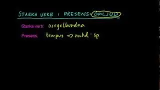 Tyska 3: Presens av starka verb (omljud)