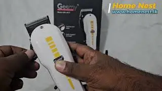 GM-1017 Geemy Professional Corded Hair Clipper Stainless Steel Blade Adjustable Length PowerfulMotor