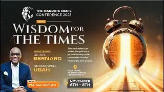 MANDATE 2025 -WISDOM FOR CRITICAL THINKING  |  DR A. R. BERNARD || Day 3 - 9th Nov 2025