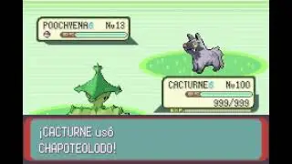 POKEMON EMERALD | CACTURNE | CHAPOTEOLODO | MUD SPORT