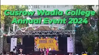 Cusrow Wadia college pune Annual program 2024.