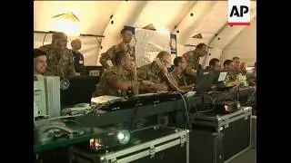 Italian job protest, security operation, mothers display