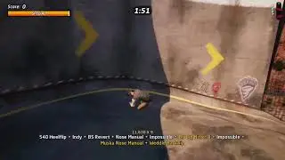 Downhill Jam Legend Score + Premier Board Unlocked - THPS 1+2 Secret Challenge