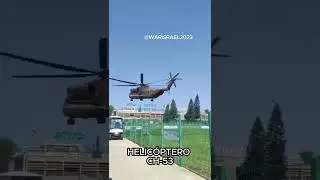 Helic&oacute;ptero CH-53 da for&ccedil;a a&eacute;rea israelense evacuando civis feridos !