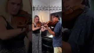 Halvorsen Passacaglia - Violin Duo #shorts #violinduet #shivabeyondsound