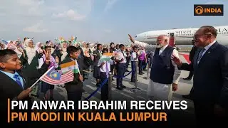 PM Anwar Ibrahim Receives PM Modi in Kuala Lumpur