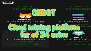 ONBOT.CC Cloud mining platform for of 24 coins Cloud mining and Bitcoin mining made easy