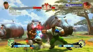 SSF4 AE Live Commentary with tRue - 8# My dudley sucks xD