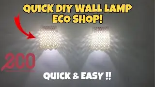 ECO SHOP RM2.10 HAUL - QUICK DIY WALL LAMP