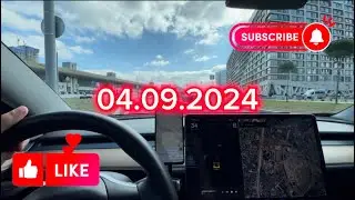 Среда, короткая смена на Tesla в такси комфорт+ #tesla #taxi #таксивмоскве #teslaexperience