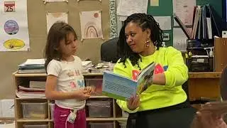 Casey Visits with girls in Power Play NYC after school leadership program