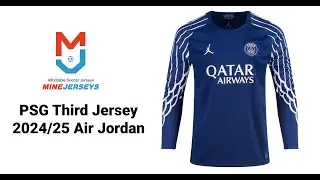Minejerseys  |  PSG Third Jersey 2024/25 (Air Jordan)