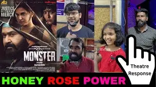 MONSTER MOVIE REVIEW | Monster Theatre Response | Mohanlal Vyshakh |Honey Rose| FDFS #monstermovie