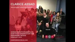 2015 McKnight Fellow Clarice Assad Works with SPCPA Students