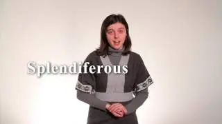 Word of the week - Splendiferous