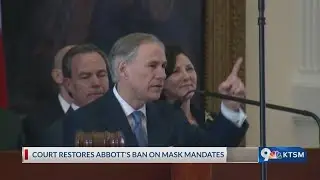 Ban on mask mandate in Texas schools back in place after Federal Appeals Court rules in favor of Gov