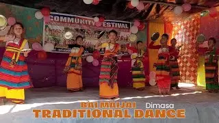 144 | 'Bai Maijai', traditional dance of Dimasa Kachari tribe by students of Mojowari L.P School
