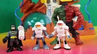 Hulk Smash Compound Hulk + Imaginext Alien Astronaut Space Station - Just4fun290 Original Videos