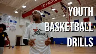 Youth Basketball Defensive Warm Up drills| FastFenom Winter Camp