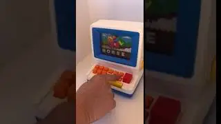 Vintage TOMY - TUTOR PLAY COMPUTER Keyboard Learning Toy Educational 1985