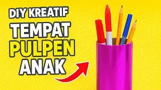 Jangan Buang Pipa Kardus Bekas! Hasilnya Bikin Kamu Kaget 🤯 | DIY Tempat Pensil Unik