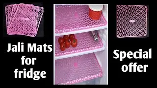 Jali Mats for Fridge || Review of  Refrigerator Mats on Meesho|| Fridge drawer mats