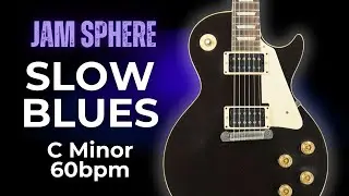 Jeff Beck Style Slow Blues Backing Track in C Minor | JS 82