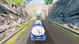 Full Throttle INSANE Long Downhill Mayhem! | BeamNG.drive Epic Crashes & Speed Test #21