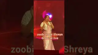 zooby zooby zoobye❤️❤️ Shreya Ghoshal live performance l#tranding #bollywoodsingers #ytshorts #song