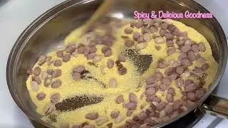 HOW TO ROAST PEANUTS IN CORNMEAL | ROASTED GROUNDNUTS |@SpicyDeliciousGoodness