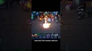 Combo Magic Chess 6 Mech Era 6 Wrestlers !! 😵&zwj;💫😵&zwj;💫 #shorts