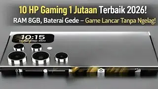10 HP Gaming 1 Jutaan Terbaik 2026! RAM 8GB, Baterai Gede Game Lancar Tanpa Ngelag!