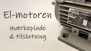 El-motorens mærkeplade