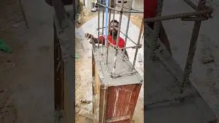 Column box work👍 #shorts #shortsfeed #construction #column #concrete