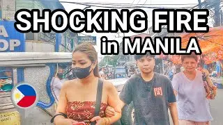 SHOCKING FIRE in TONDO MANILA | WALKING AFTERMATH in FIRE at Pritil Public Market TONDO Philippines