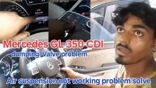 how to Mercedes GL 350 CDI air suspension problem solve /C156E00/C153013/C152F11/C152F13/C153011/