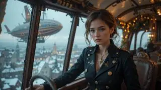Retro Future Dreams - 1950s Christmas - Steampunk 2150 - Christmas AI Short Film