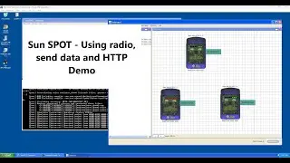 Sun SPOT - using radio, send data and HTTP demo