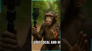 Has Has Kar Pagal! Chimpanji Bhai Ne Deep Travel Ka Promo Kar Dia Viral 😂🐵&rdquo;