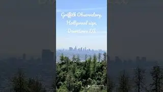 Griffith Observatory, HOLLYWOOD sign, Downtown LA #short #shorts #losangeles