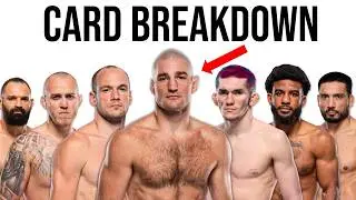 SEAN STRICKLAND BATTERS FLUFFY! UFC FN Strickland vs Hernandez Full Card Breakdown