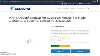 How to Purchase Wan Lan Configuration for Cyberoam Firewall for model cr500ing cr1000ing cr1500ing ?