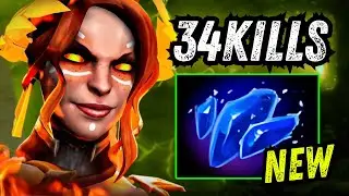 Lina New Shard is Absolute Broken🔥🔥34Kills One Shot Immortal Rank🔥🔥