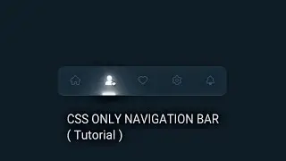 CSS Only Navigation Bar Tutorial | REALSIR