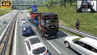 100 Ton Weight + Heavy Traffic = Disaster 🚛🔥 || ETS 2 || Gameplay 1