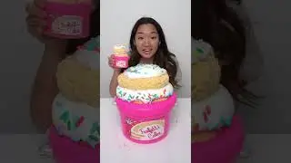 MAKING WORLD&rsquo;S BIGGEST FUNFETTI CAKE SLIME 🎂