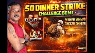 50 Dinner Streak Challenge | MAAMAN GAMING | FACECAM LIVE #bgmi #bgmimalayalamlive