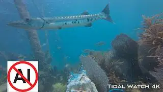 8 Hours of Florida Keys Reef: Spanish Galleon & Tennessee Reef Light (4K ASMR)